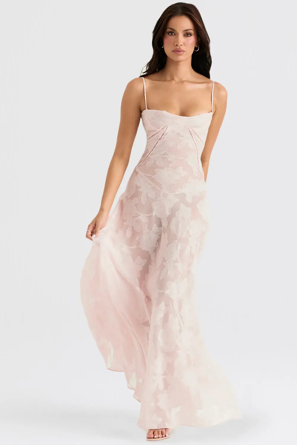 Gretchen | Long Summer Dress with Open Back and Adjustable Straps