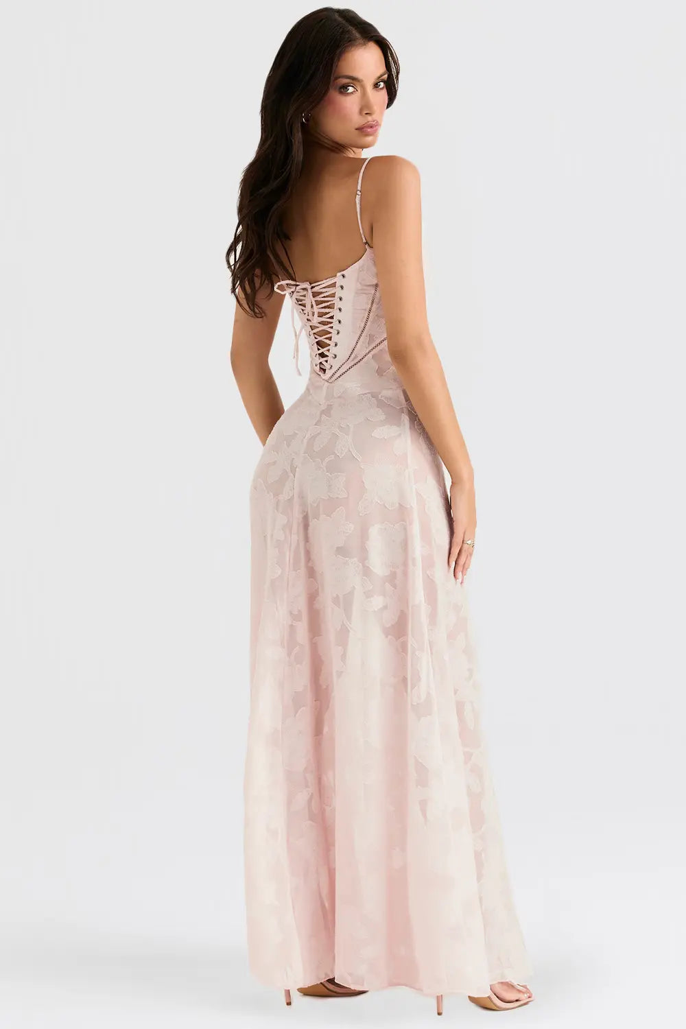 Gretchen | Long Summer Dress with Open Back and Adjustable Straps