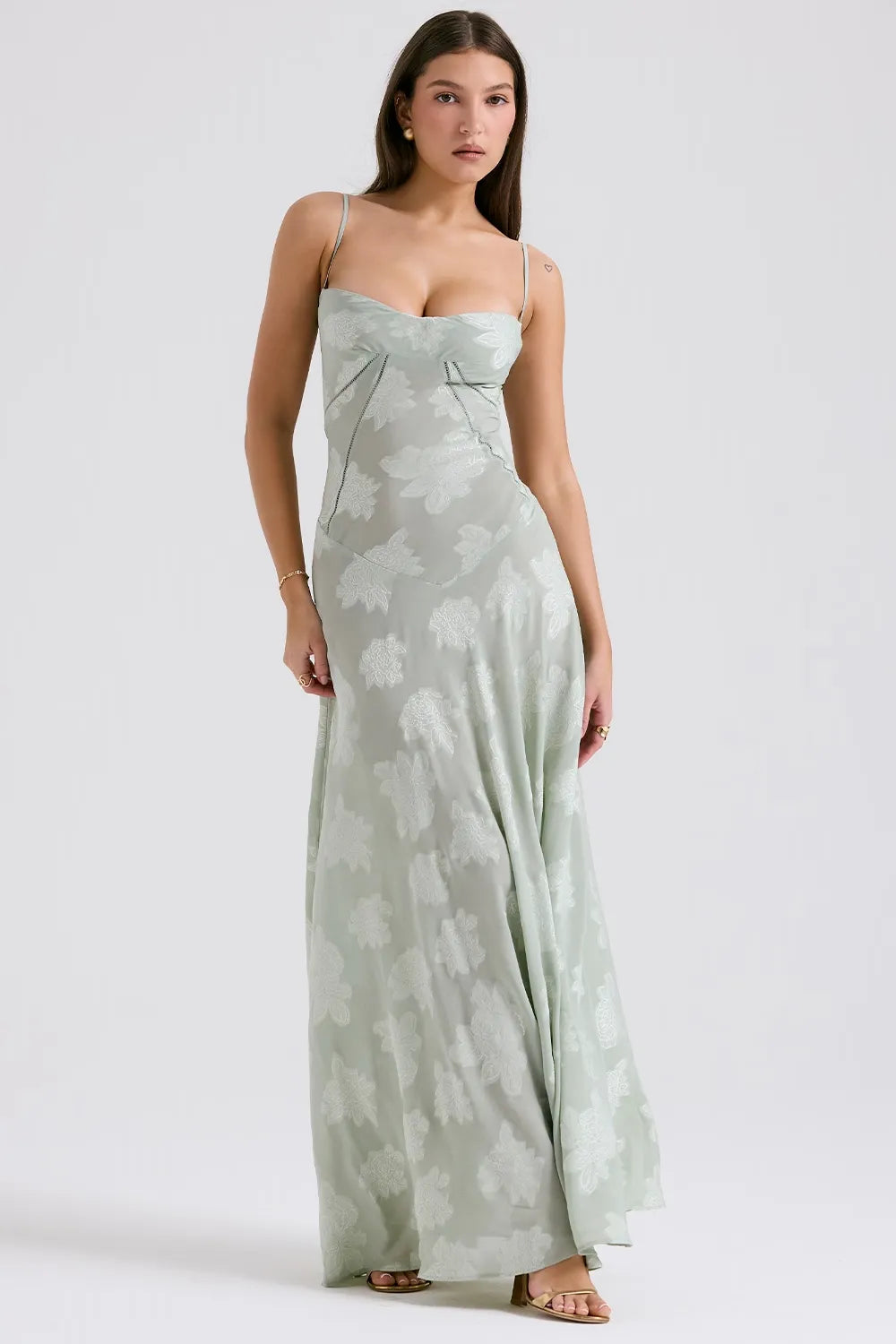 Gretchen | Long Summer Dress with Open Back and Adjustable Straps
