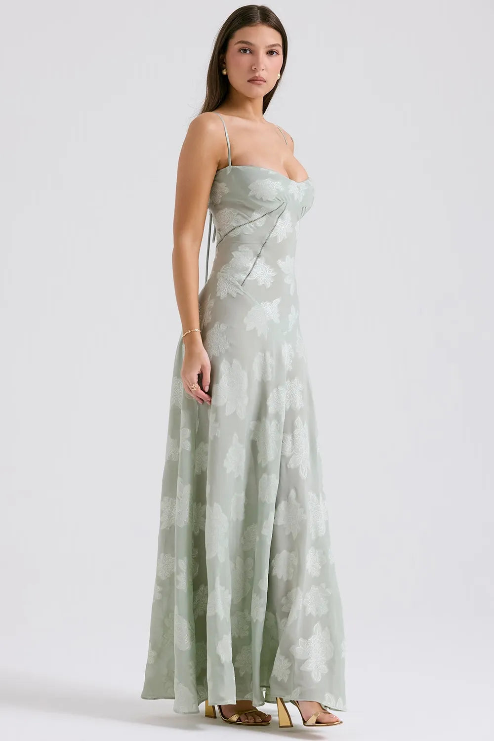 Gretchen | Long Summer Dress with Open Back and Adjustable Straps