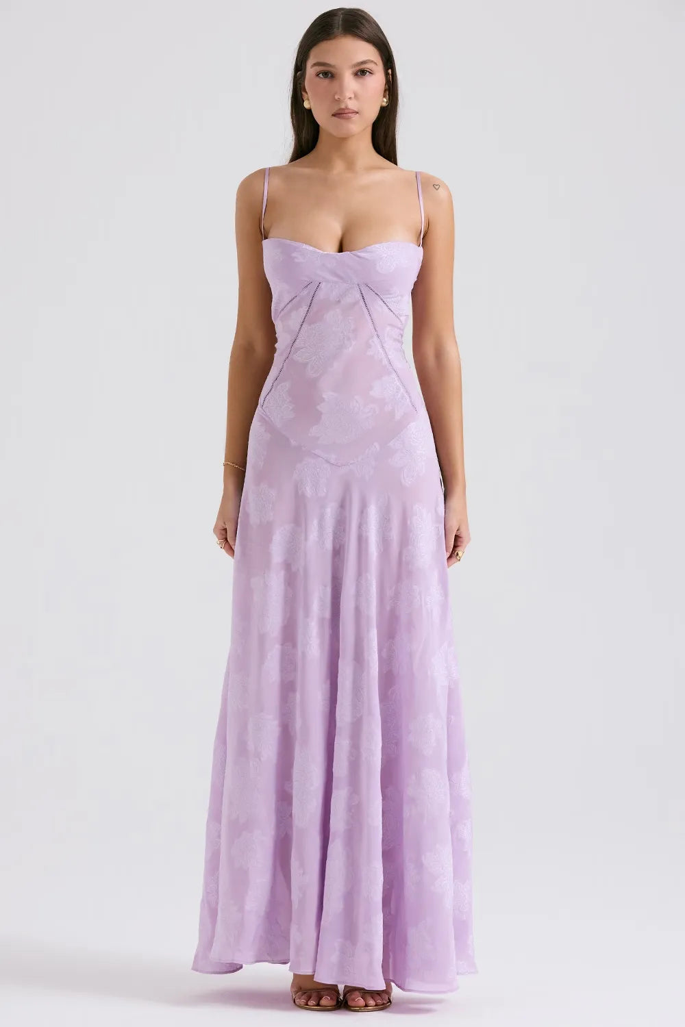 Gretchen | Long Summer Dress with Open Back and Adjustable Straps