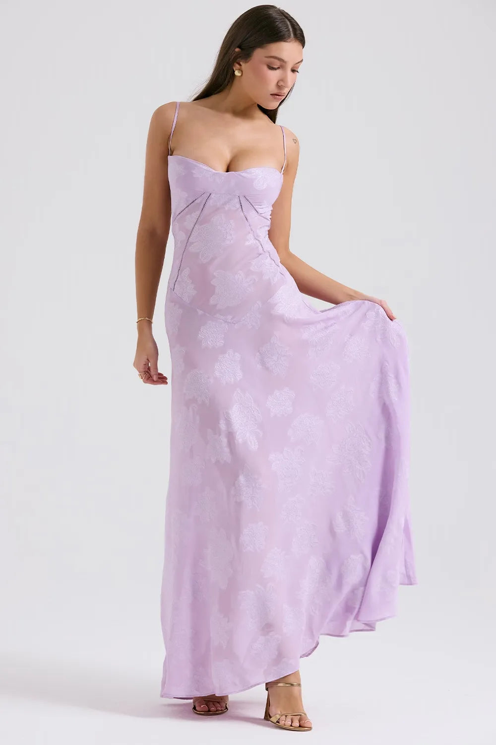 Gretchen | Long Summer Dress with Open Back and Adjustable Straps