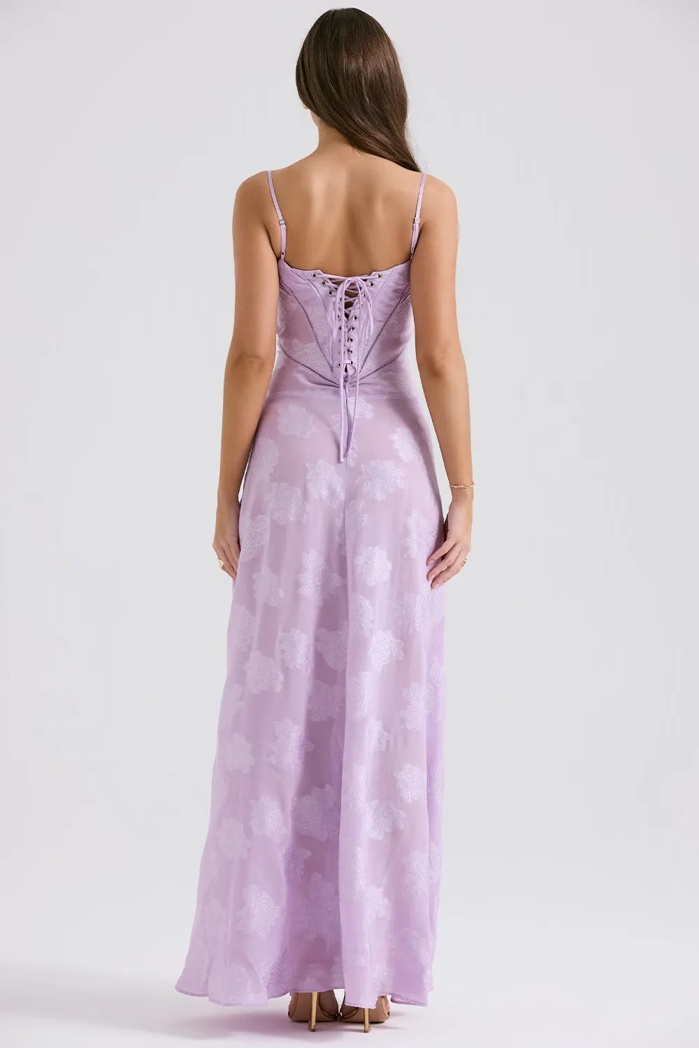 Gretchen | Long Summer Dress with Open Back and Adjustable Straps