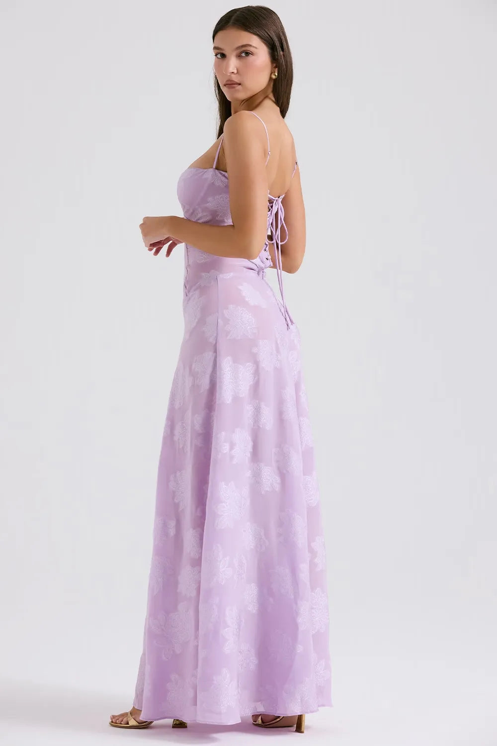 Gretchen | Long Summer Dress with Open Back and Adjustable Straps