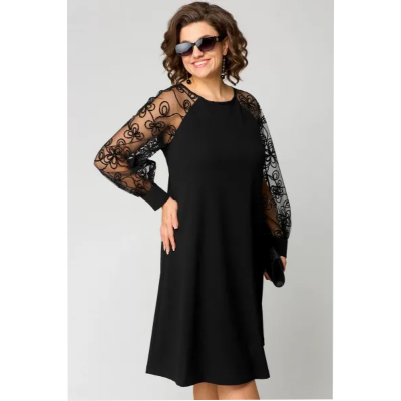 Carina | Women's Lace Dress with Intricate Design and Classic Style