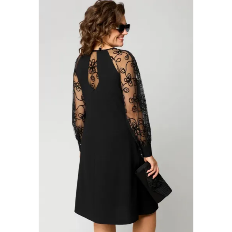 Carina | Women's Lace Dress with Intricate Design and Classic Style