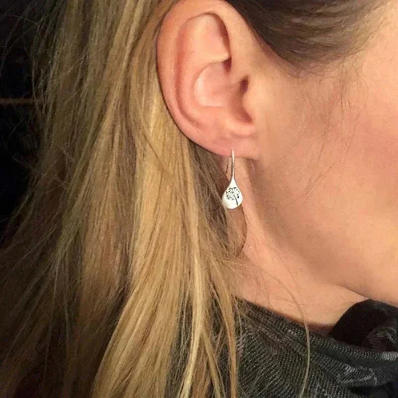 Dandelia | Sterling Silver Dandelion-Inspired Earrings