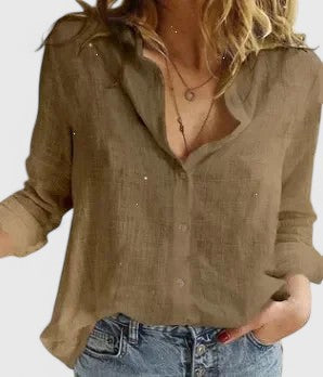 Cecilia | Button Down Shirt with Lapel Collar