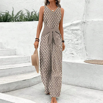 Avery | Women's Sleeveless Jumpsuit with Relaxed Fit and Versatile Design