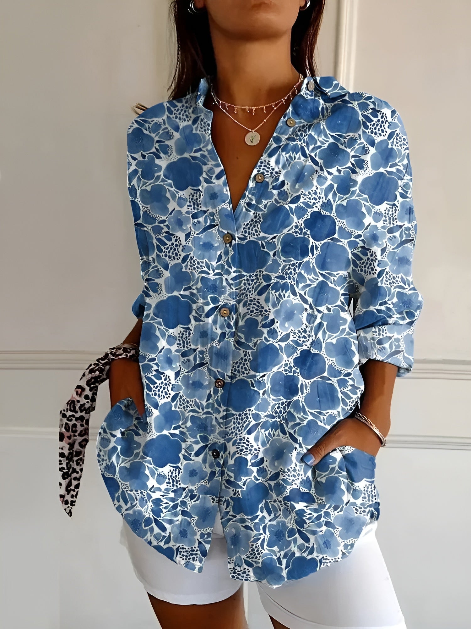 Avril | Chic Blouse with Whimsical Prints