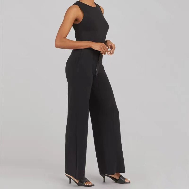 Camille | Women's Jumpsuit with Adjustable Straps and Wide Legs