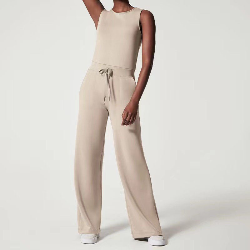 Camille | Women's Jumpsuit with Adjustable Straps and Wide Legs