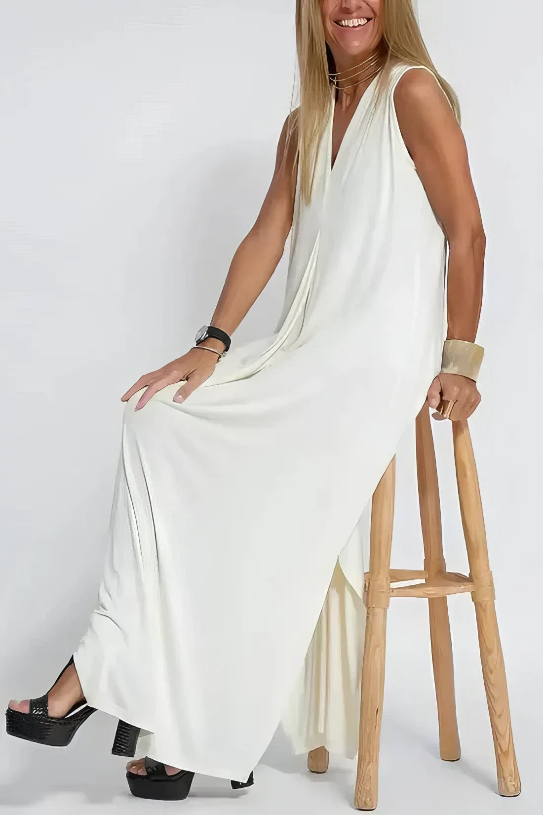 Amaris | Women's Long Dress with Coordinated Cardigan and Versatile Style
