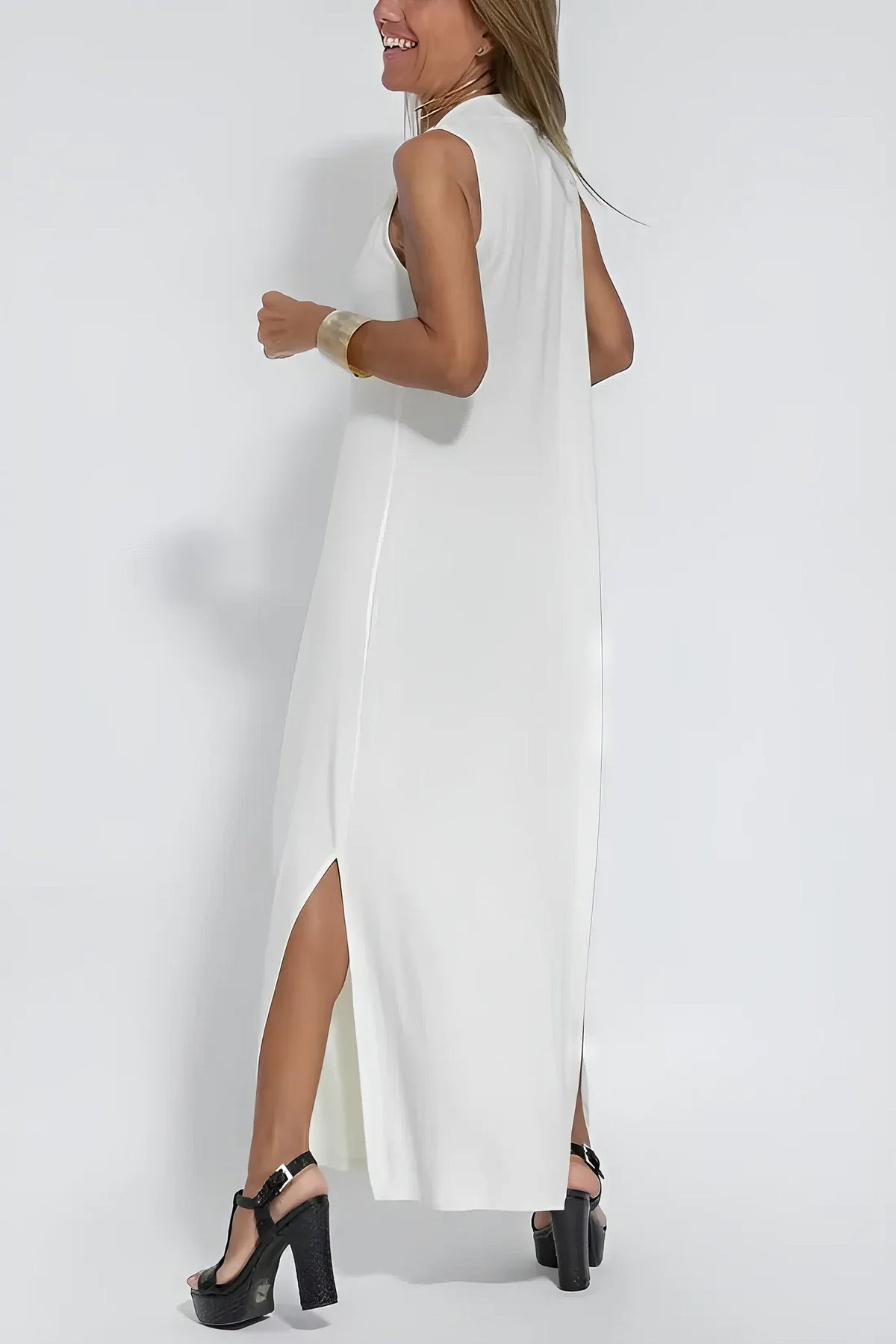 Amaris | Women's Long Dress with Coordinated Cardigan and Versatile Style
