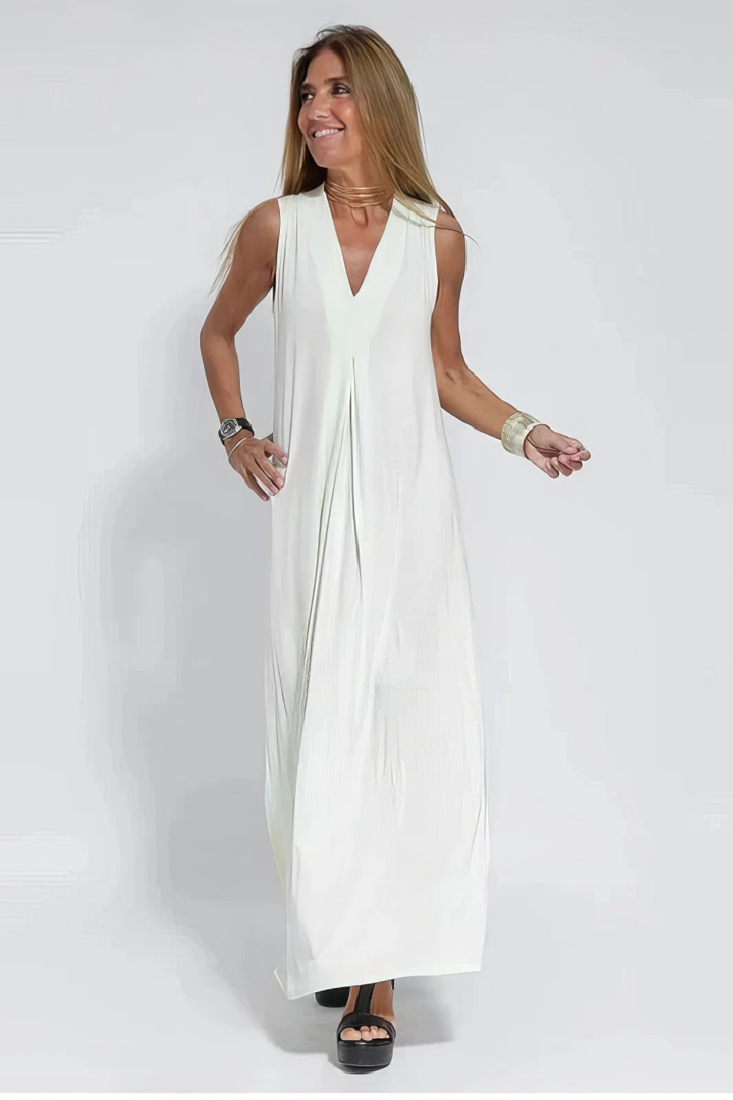 Amaris | Women's Long Dress with Coordinated Cardigan and Versatile Style